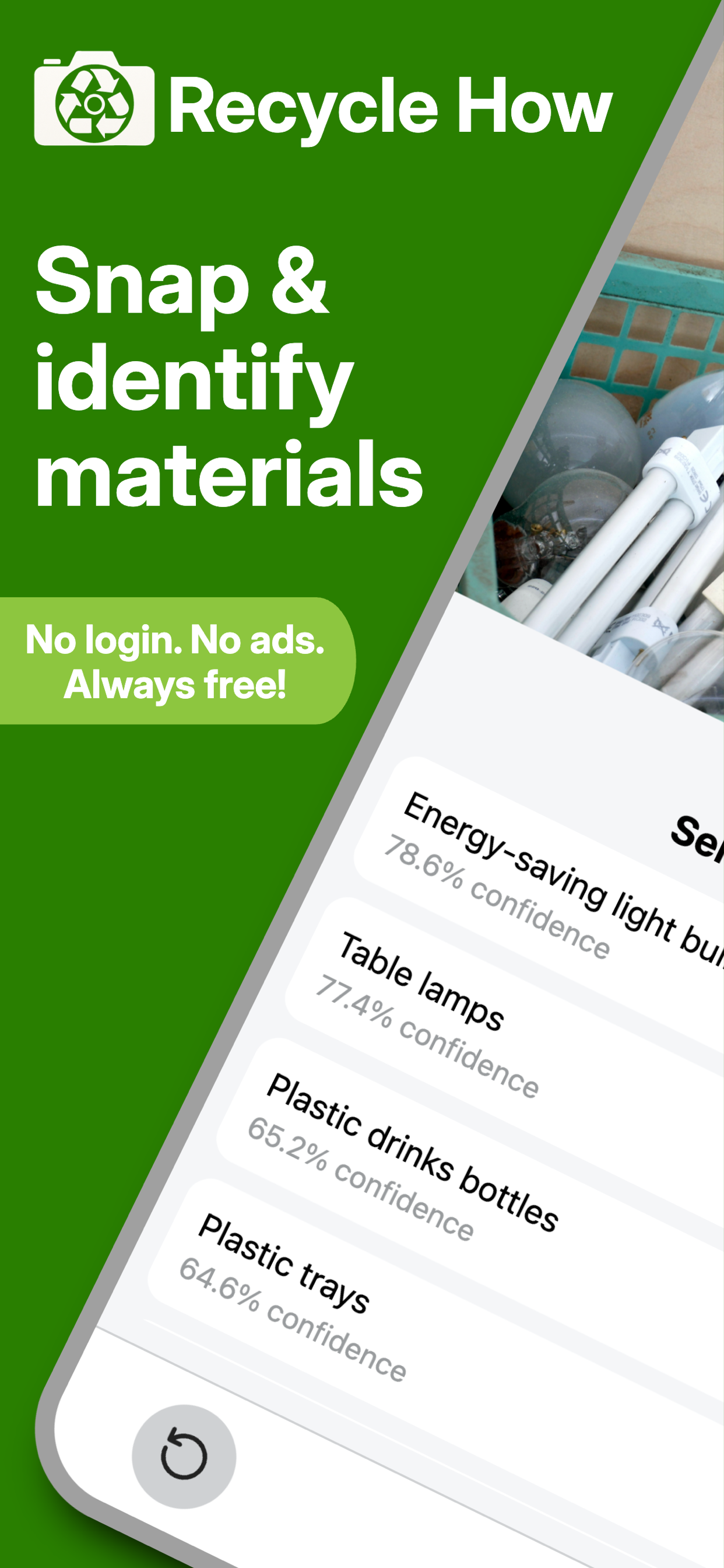 Snap and identify materials